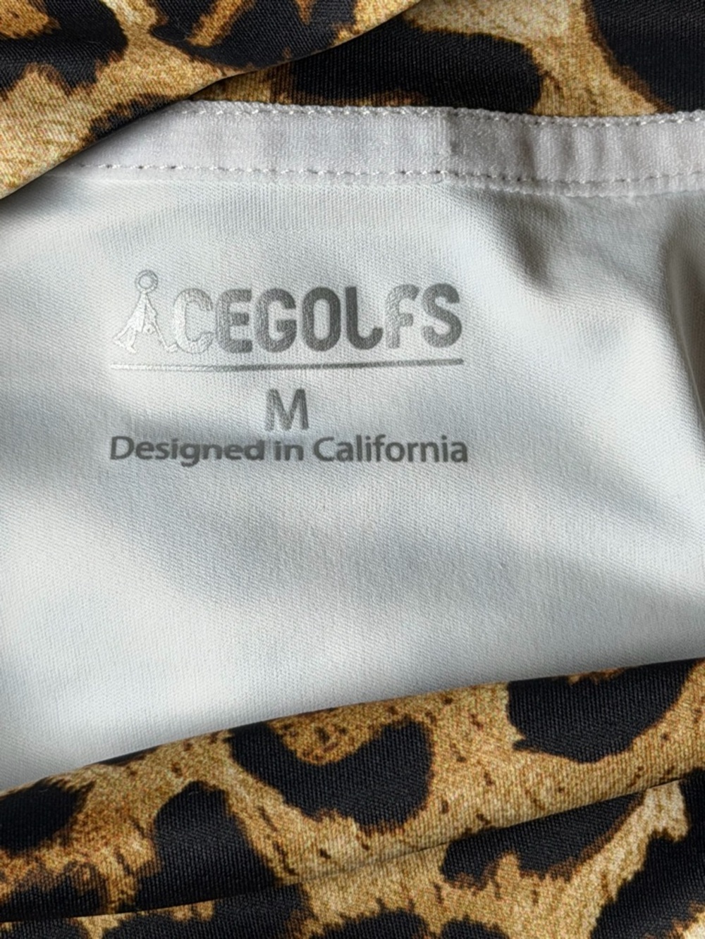 Acegolfs Wildlife Party Leopard Golf Dress NWT M UPF 50 Tennis Pickleball - Picture 3 of 14
